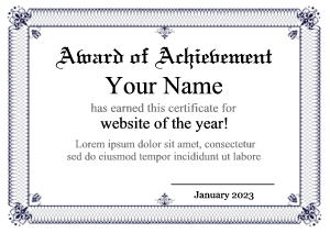 certificate template, fine line, ornament
