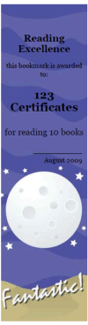 moon bookmark template