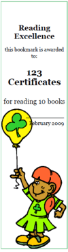 St. Patrick's Day bookmark for girls