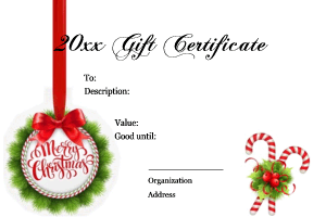 Happy Holidays certificate border