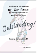 cricket certificate template