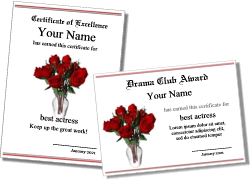 award, roses, bouquet, background