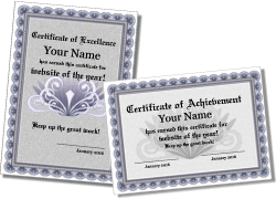 formal certificate template to print