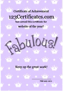 cute award certificate for any occasion