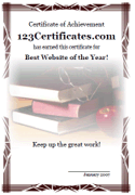 photo certificate border