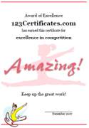 rythmic gymnastics award template