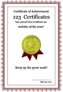 sciecne certificate template