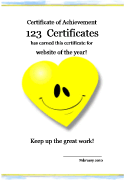 printable certificate for kids
