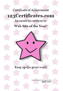 great job award certificate for kids
