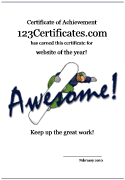 snowboarding certificate template