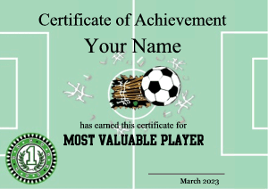 certificate border, soccer, soccer ball, goal