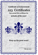 certificate template for any occasion