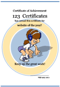 girls wrestling certificate