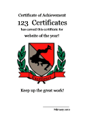 free wrestling certificate border