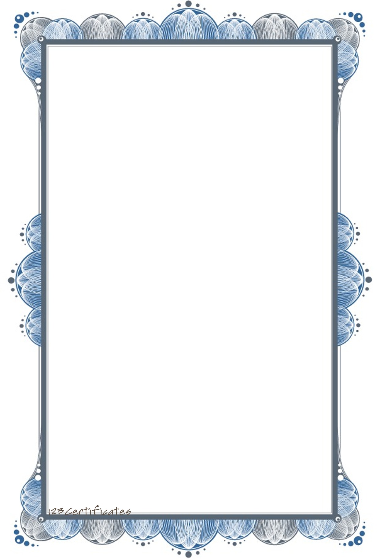 Certificate Border Template