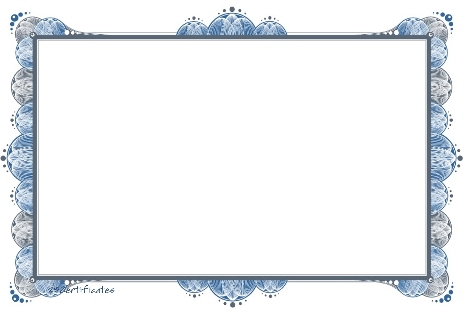 Blank Award Certificate Templates Word