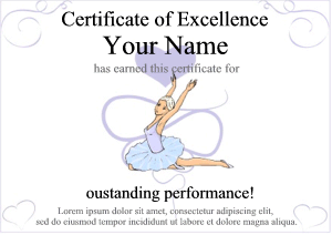 ballet award for kids