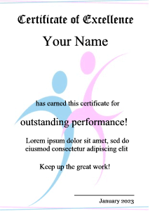 certificate template