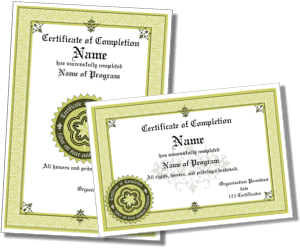 Certificate Of Course Completion Template from www.123certificates.com