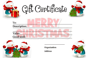 13 Free Christmas Gift Certificate Templates [Word, PDF] ᐅ