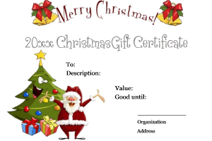 Christmas Certificate Template Free from www.123certificates.com