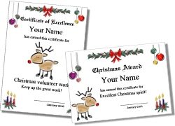 reindeer certificate