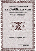 cool certificates