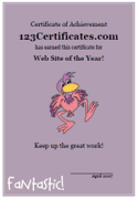cute animal certificate template