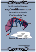 dragon certificate templates