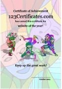 drama certificates