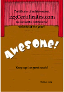 drama certificate templates for kids