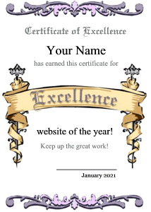 formal certificate template