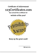 friendship award