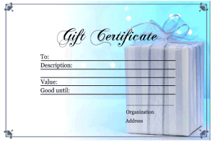 Gift Certificate Templates Printable Gift Certificates For Any Occasion