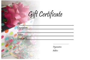 Dinner Gift Certificate Template Free from www.123certificates.com