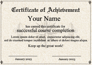 certificate template, graduation, 2024 diploma