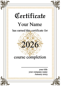 diploma template, graduating class of 2025