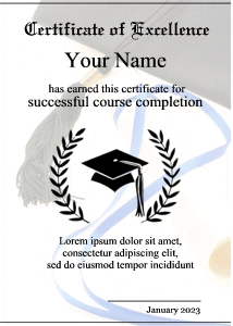 certificate, graduation, tassle, cap
