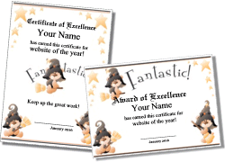 cute Halloween certificate templates