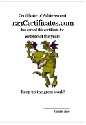 gargoyles award template