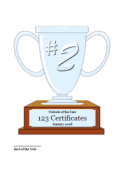 free trophy template to print