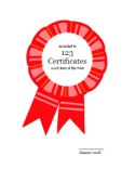 award ribbon template