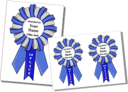 award ribbon coloring pages