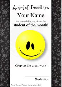 Smiley Face Badges, Teacher Made Resource