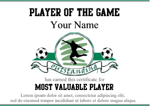 mens soccer certificate template