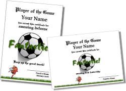 Printable Certificates and Award templates