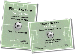 soccer certificate templates