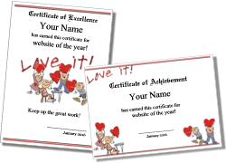 certificate for kids to give to a teacher