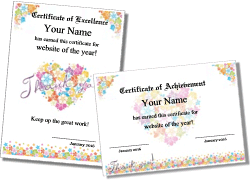 thank you certificate template