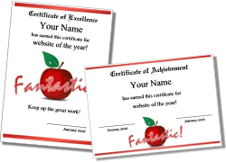 teacher of the year certificate template